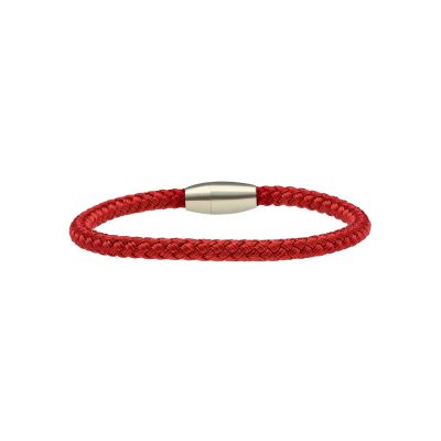 Heishi Bracelet Tressé Rouge - Style Bohème pour Été Chic