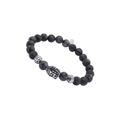 Heishi Bracelet Labradorite/Bouddha - Bijou Été Bohème Chic