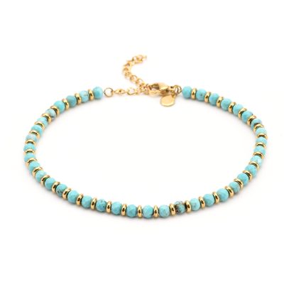 Sublime Chaîne Cheville Heishi - Style Bohème Pour Été