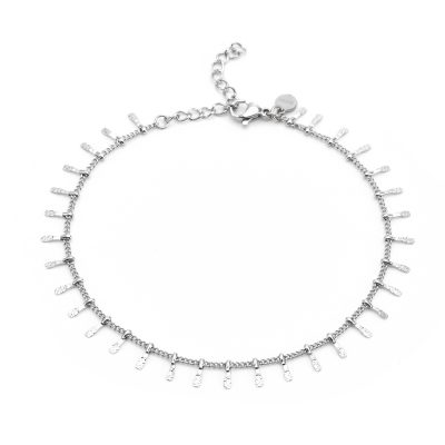 Heishi Chevillère Argentée | Perles Bohème, Idéal Été